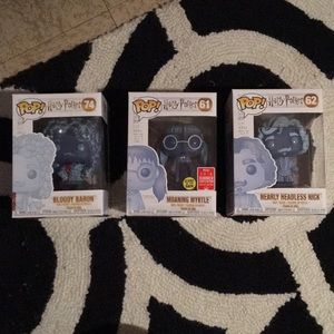 Moaning Myrtle, Bloody Baron, Nearly Headless Nick